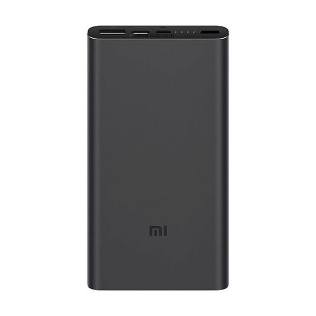 Внешний аккумулятор Xiaomi Mi Power Bank 3 10000 PLM12ZM (Black) - 1